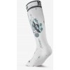WEDZE Detské lyžiarske ponožky 100 hrejivé biele 23-26
