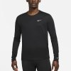 NIKE Sweatshirt M NK DF UV Miler TO Black/ReflectiveSilver