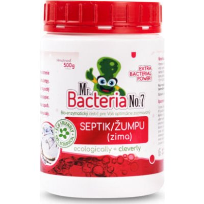 Mr. Bacteria No.7 Baktérie pre Váš optimálne zazimovaný SEPTIK/ŽUMPU (zima) 500 g