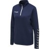 Hummel | AUTHENTIC HALF ZIP SWEATSHIRT WOMAN | modrá| XS
