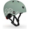 Detská prilba Scoot & Ride Graphic XXS – Green Lines