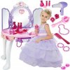 MalPlay Toaletný stolík MALÁ PRINCEZNA s kúzelnou paličkou a MP3
