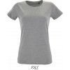 SOL´S REGENT FIT / Dámske tričko Slim Fit - grey melange S