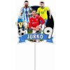 Zápich - Futbalisti s menom a vekom - bez paličky - 13cm - Obrázok