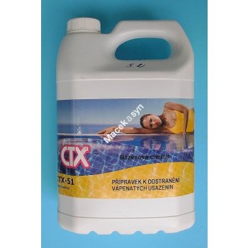 ASTRALPOOL CTX 51 čistič vápenatých usazenin 5l