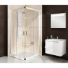 RAVAK BLRV2-80 Sprchový kút štvorcový biely + transparent