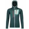 Ortovox Fleece Grid Hoody W dark pacific XL; Zelená mikina