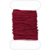 Shamballa šnúrka 1 mm, 1 m, tmavá červená
