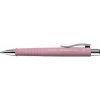 Guľôčkové pero, 0,7 mm, stláčací mechanizmus, ružové telo pera, FABER-CASTELL 