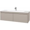 Dreja Kúpeľňová skrinka BONO SZZ2 120 (umývadlo Pura) - N07 Stone / Úchytka T33 / N07 Stone