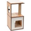 Vesper Catit Vesper V-Box | Škrabadlo pre mačky | Orech | S | 37 x 37 x 72,5 cm