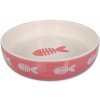 Miska Magic Cat keramická potlač ryba ružová 13x4cm 260ml