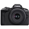 Canon EOS R50 + RF-S 18-45mm f/4.5-6.3 IS STM čierny