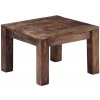 Konferenční stolek 50 x 50 x 35 cm masivní mangovníkové dřevo Hnědá 247468