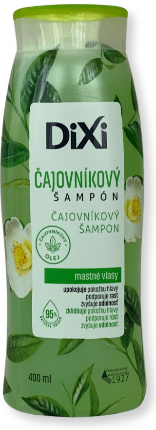 Dixi šampón s čajovníkovým olejom na mastné vlasy 400 ml od 1,85 € -  Heureka.sk