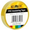 Izolačná páska KEMOT 0,13x19x20Y žltá lepiaca