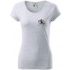 Bowling kolky - Dámske tričko Pure - L ( Svetlosivý melír )
