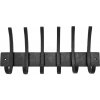 Výprodej Litinový nástěnný věšák se 6 dvojitými háčky, 33 cm - Outlet