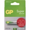 GP Alkalická baterie SUPER AAA (LR03)- 10ks 1013121001