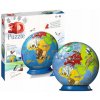 Ravensburger 3D puzzleball globus se zvířaty anglický 72 ks