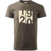 Tachometer 20 - Klasické pánske tričko vyššej gramáže - 2XL ( Army )