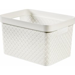 Špecifikácia CURVER TERRAZZO L 17L Úložný box 36 x 27 x 22 cm biely  01878-W36 - Heureka.sk