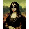 ZUTY Maľovanie podľa čísel - MONA LISA AKO ROCKOVÁ HVIEZDA Rámovanie: bez rámu a bez vypnutia plátna, Rozmer: 80x100 cm