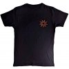 Slipknot Tričko The End, So Far Flame Logo Back Print Unisex Black 2XL