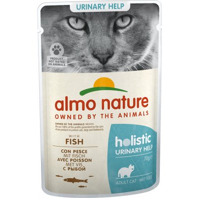 Almo Nature Holistic Urinary Help - 24 x 70 g s rybou