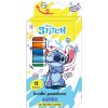 Farebné voskovky Lilo a Stitch, 12 ks