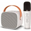 Maxlife MXKS-100 Bluetooth karaoke set bílý