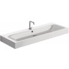 Kerasan Cento umývadlo 120x45 cm obdĺžnik klasické umývadlo-pultové umývadlo biela lesklá 353401