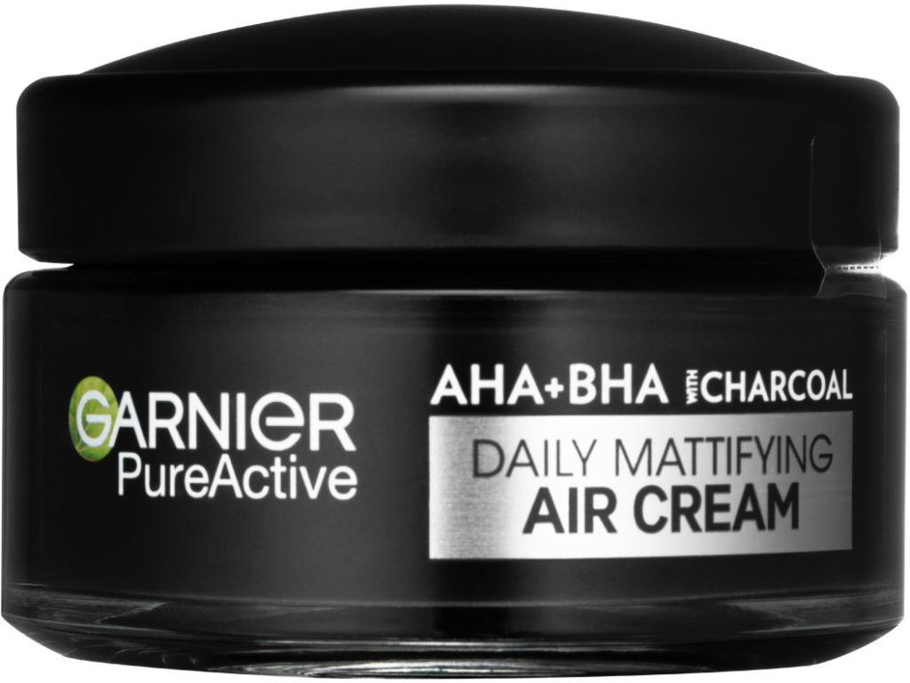 Garnier Pure Active AHA + BHA Charcoal Daily Mattifying Air Cream 50 ml