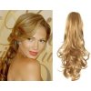 Clip in cop/vrkoč 100% japonský kanekalon 60cm kučeravý - prírodná/svetlejšia blond