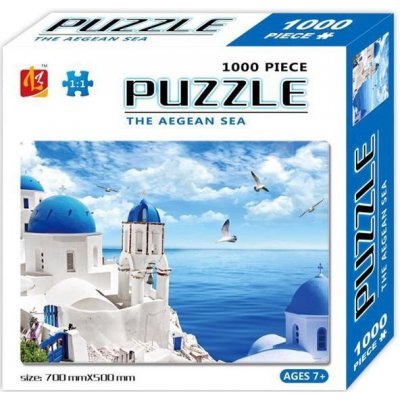 MIKRO - Puzzle 70x50cm Egejské more 1000dielikov 81287 - Puzzle