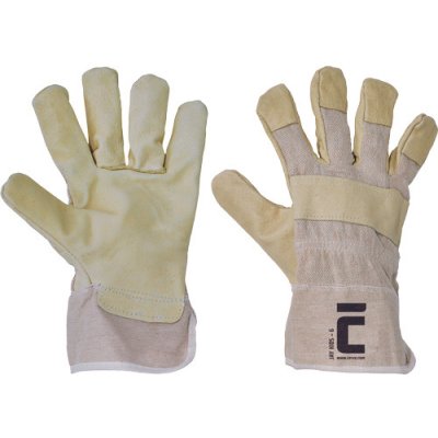 CERVA JAY Kids rukavice kombinované Farba: -, Veľkosť: 6, Farba2: žltá