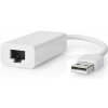 Nedis CCGB60950WT02 - Síťový adaptér USB | USB 2.0 | 100 Mbps | USB-A Zástrčka | RJ45 Zásuvka | 0.20 m | Bílá
