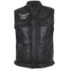 W-TEC Kožená motorkárska vesta W-Tec Midvora, Veľkosť XXL
