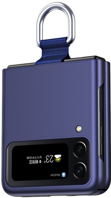 PROTEMIO 49150 HOOK Ochranný obal Samsung Galaxy Z Flip4 5G modrý