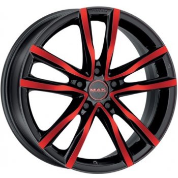 MAK MILANO 7x17 5x114,3 ET35 black & red