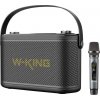 Bezdrôtový reproduktor Bluetooth W-KING H10 S 80W + mikrofón (čierny)