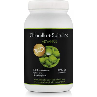 Advance Chlorella + Spirulina BIO 1000 tabliet