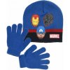 Chlapčenská čiapka a rukavice AVENGERS modrá Veľkosť: 54 cm