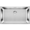 Blanco Solis 700 - Drez, 74x44 cm, kefovaná nerezová 526125