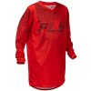 dres F-16, FLY RACING - USA 2026 detské (červená) Veľkosť: M