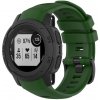 eses Silikónový remienok pre Garmin Instinct a Instinct 2 - Tmavo zelený
