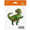 Fóliový balón dinosaurus tyranosaurus veľký zelený