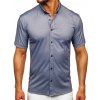 Bolf pánska košeľa s krátkymi rukávmi 2005 modrá