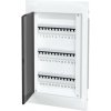 Rozvodnica pod omietku 36 modulová, Mandeks RL25PD priehľadné plastové dvere, IP40, PE+N