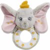 Plyšové hrkálka DISNEY DUMBO s úchopovým krúžkom